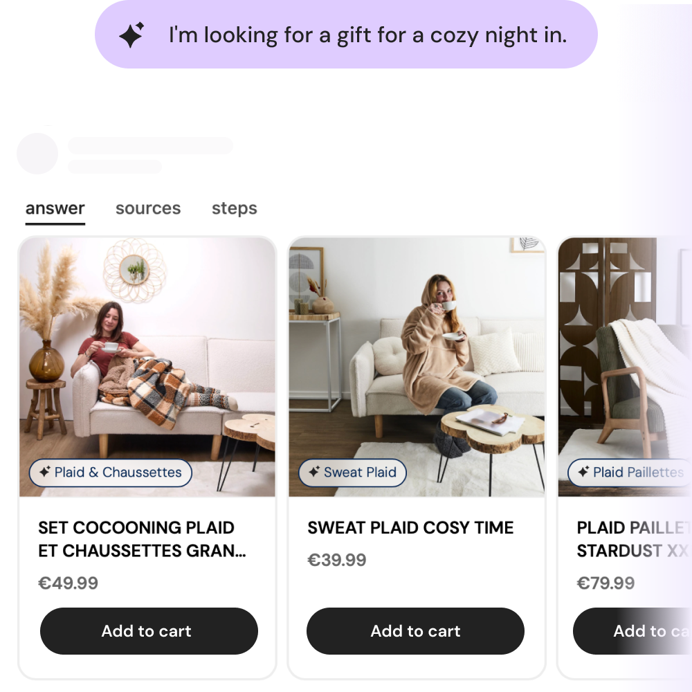 Las respuestas instantáneas mantienen a los compradores en tu sitio