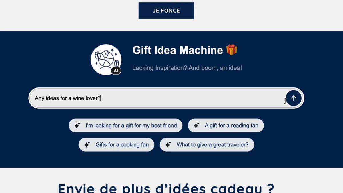 Gift finder